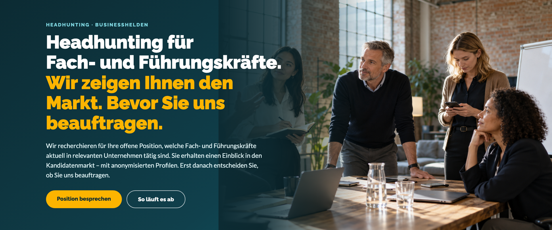 Fach- und Führungskräfte im Gespräch
