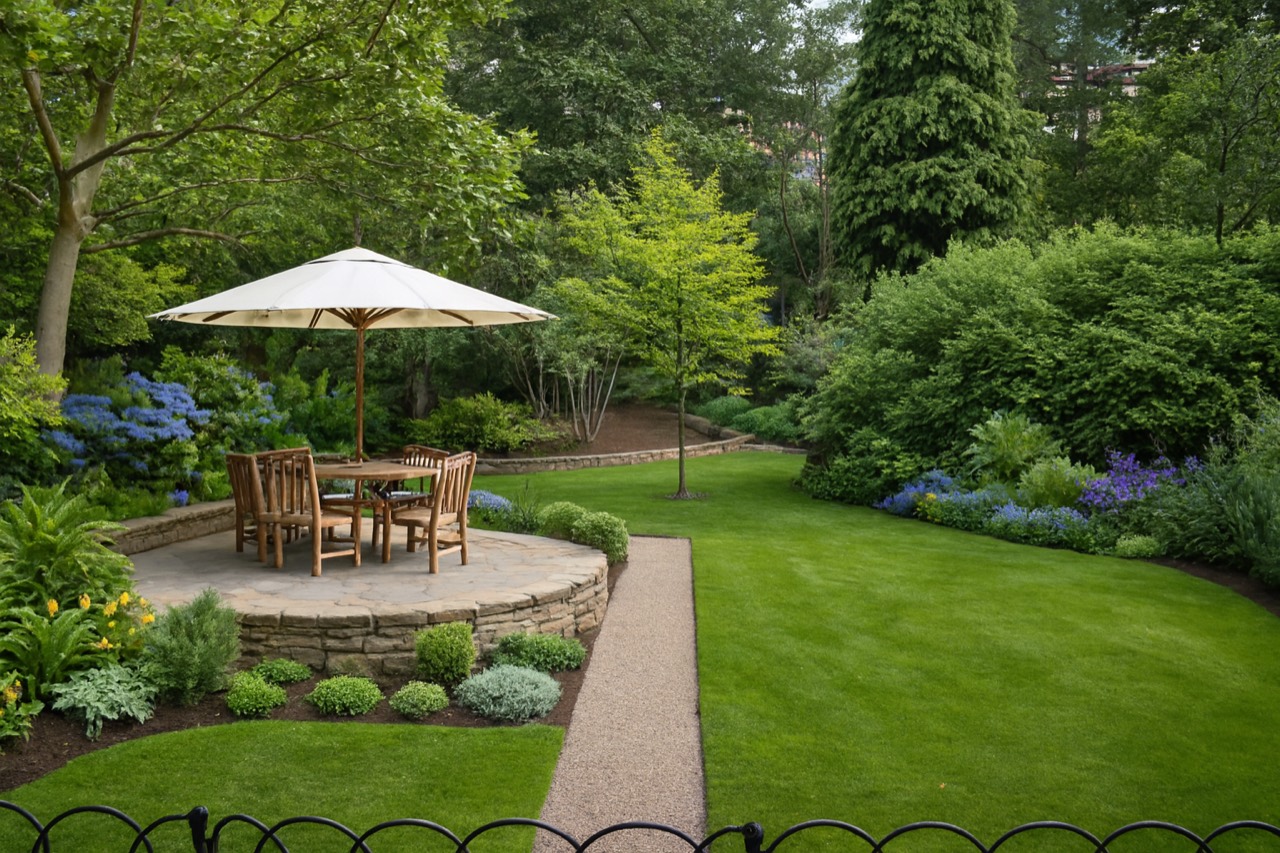 Garten nachher